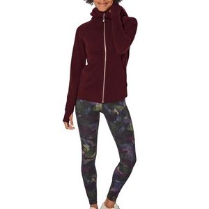 Lululemon Scuba Hoodie Full Zip Garnet Size 4